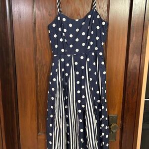 Modcloth Women's Navy and Blue Dress